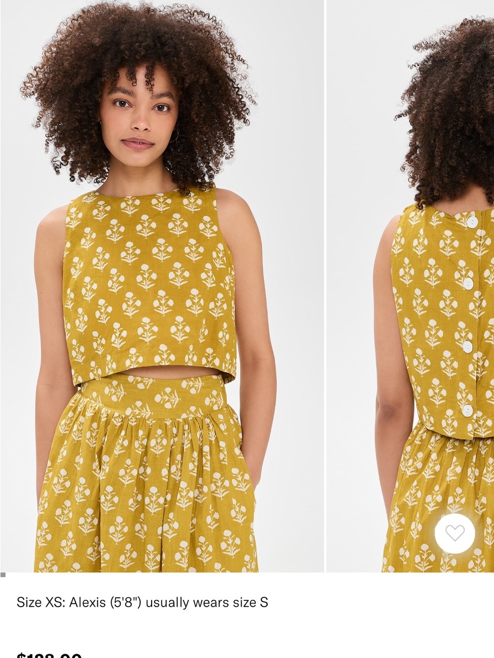 Marea Chartreuse Daffodil Top - Picture 2 of 14